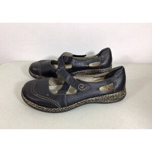 Rieker Leather Mary Jane Shoes Womens 42